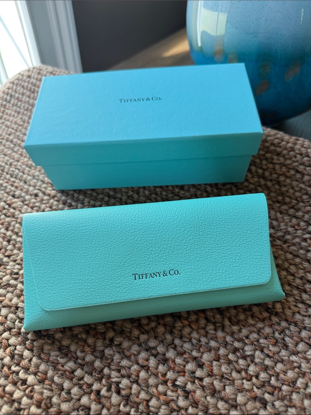 Tiffany & Co. Women's Glasses Case in Tiffany Blue